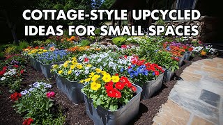 Tiny Garden? No Problem! 🌼 30 Cottage-Style Upcycled Ideas for Small Spaces