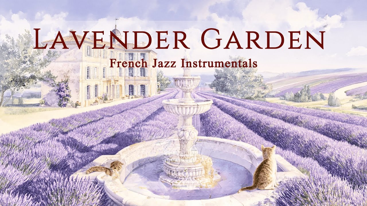 Lavender Garden Playlist - French Instrumental Music | Cozy Provence ...