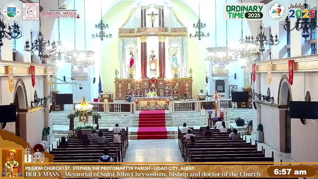 HOLY MASS | Memorial of Saint John Chrysostom, bishop and doctor of the Church