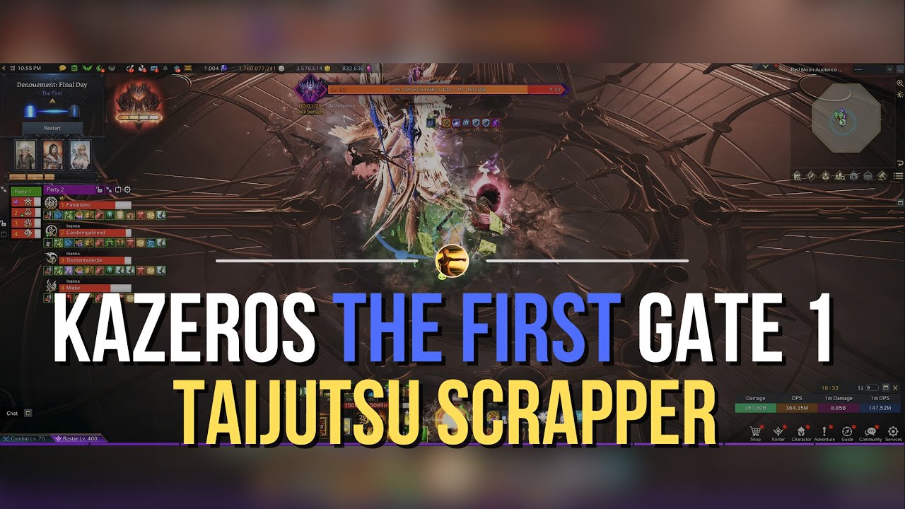 LOST ARK: Kazeros THE FIRST Gate 1 (Taijutsu Scrapper)