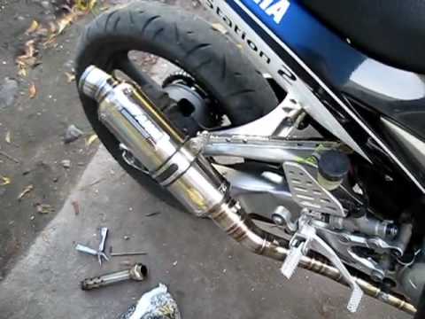 [YamahaT135.COM] DBkiller AHM M1 All Stainless Racing Exhaust for Yamaha Sniper Soundtest