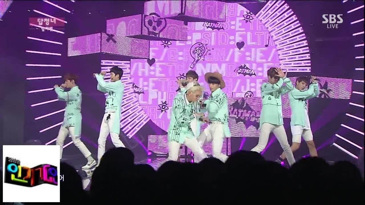 [Алфавит (AlphaBAT)] Ответ jinner @ Популярная песня Inkigayo 140824