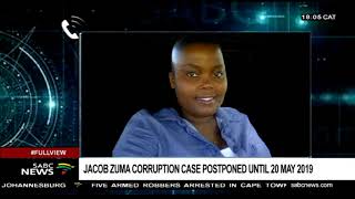 Former president Zuma corruption case postponed until 20 may 2019