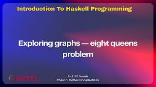 Exploring graphs -- eight queens problem