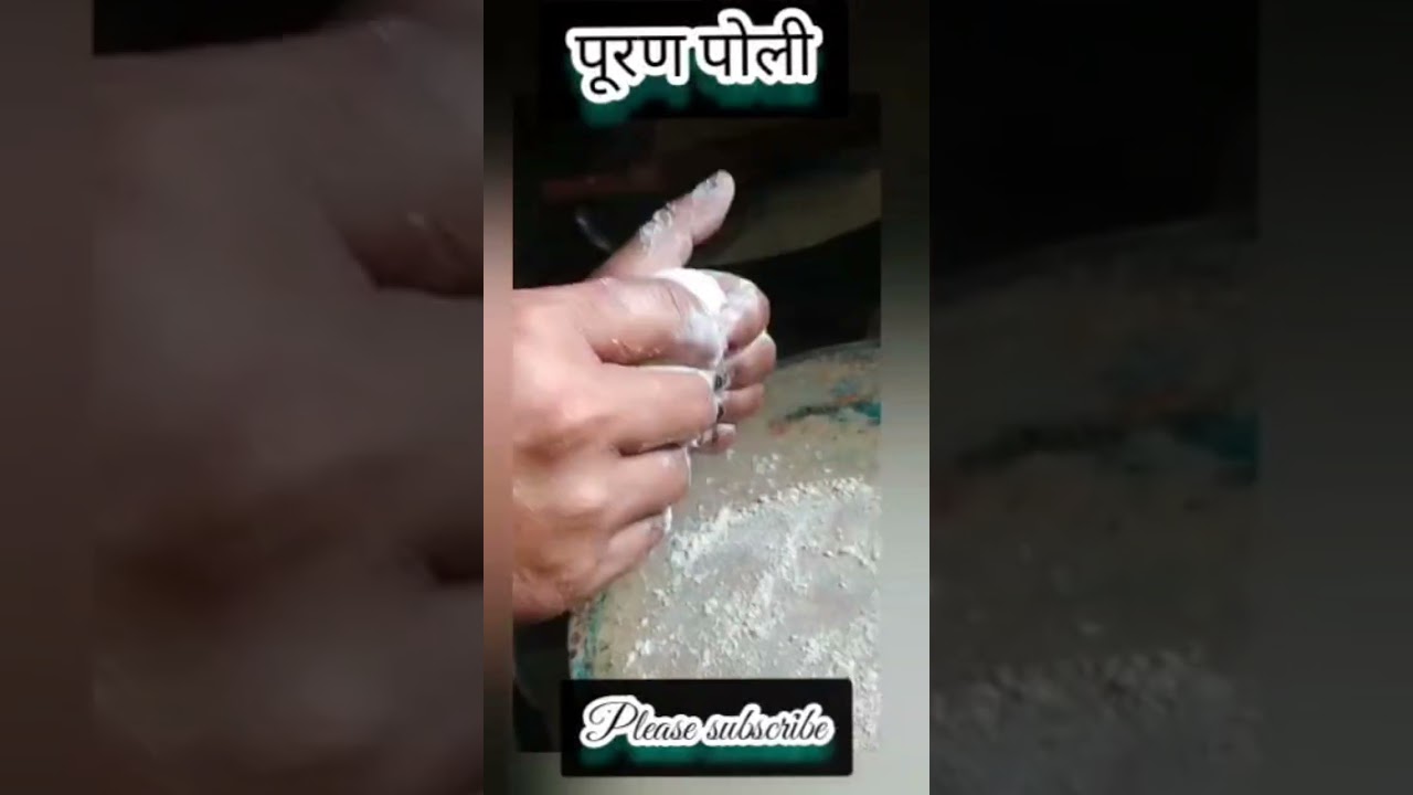 पुरण पोली रेसिपे 🤤😋❤ Maharashtrian Pooran Poli Sweet Puran PoliTel Poli