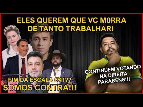 DEPUTADOS (QUE NÃO TRABALHAM) ADIAM VOTAÇÃO DO FIM DA ESCALA 6X1 - REACT