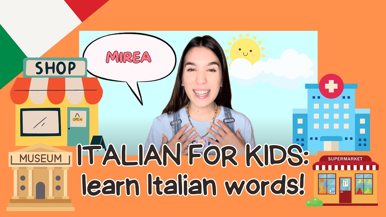 ITALIAN FOR KIDS: learn Italian words by singing with me! – The places
