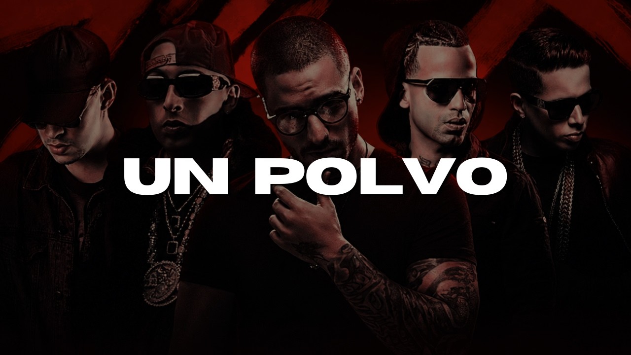 Maluma, Bad Bunny, Arcángel, Ñengo Flow, De La Ghetto - UN POLVO (Letra)