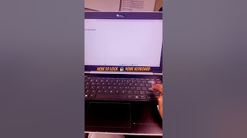 How to lock and unlock keyboard