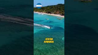 Isla Roatán Honduras drone. #nature #shorts #royalcaribbean #crucero