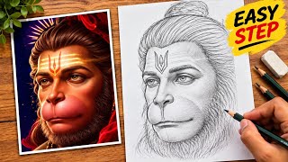 Details Hanuman ji Drawing | step by step drawing #video  Update