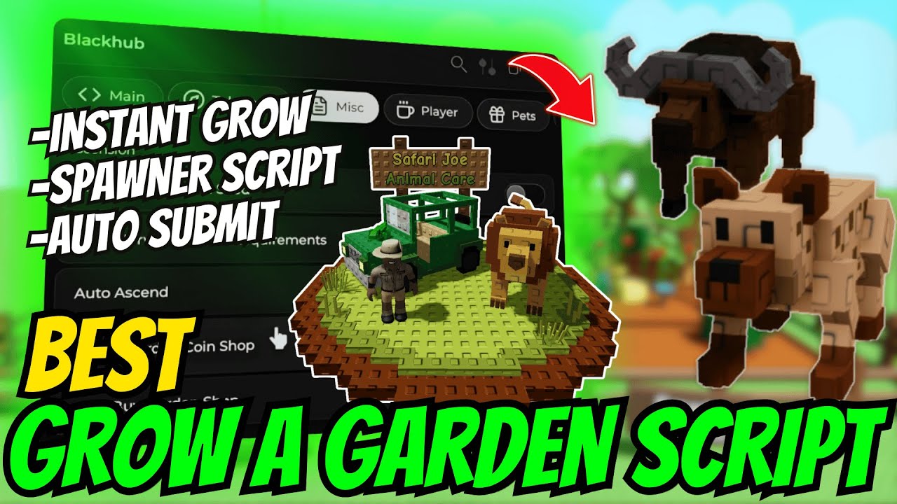 🌱 Working Grow a Garden Script | Spawn Seeds/Pets/Eggs, Instant Grow ...