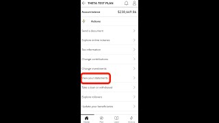 How to view statements with Fidelity app