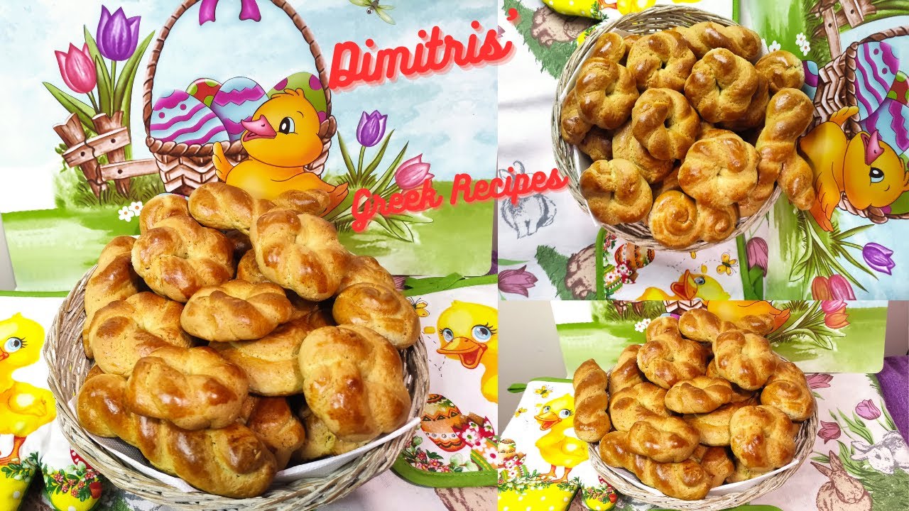 Τα αφράτα πασχαλινά κουλουράκια της γιαγιάς Κυριακής 2025