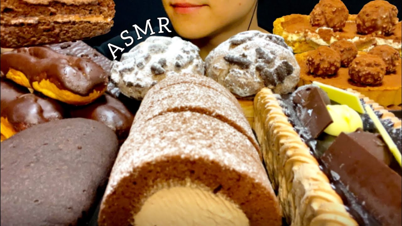 【咀嚼音】色んなチョコレートスイーツ！/ASMR/EatingSounds/Mukbang/먹방
