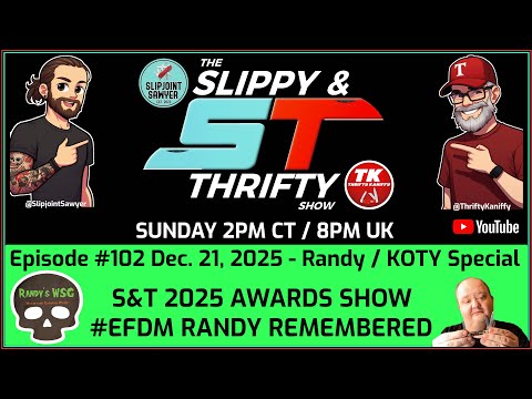 The Slippy & Thrifty Show Ep102 - S&T 2025 Awards Show Special
