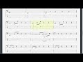 【THE ALFEE】白い夏バレンシア【Bass TAB】