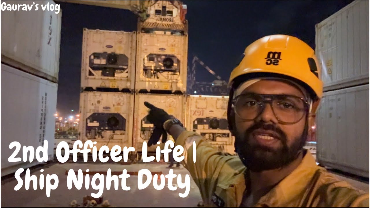 Ship Life at Midnight ⚓ | Cargo Hold Visit & Cargo Watch 🌌
