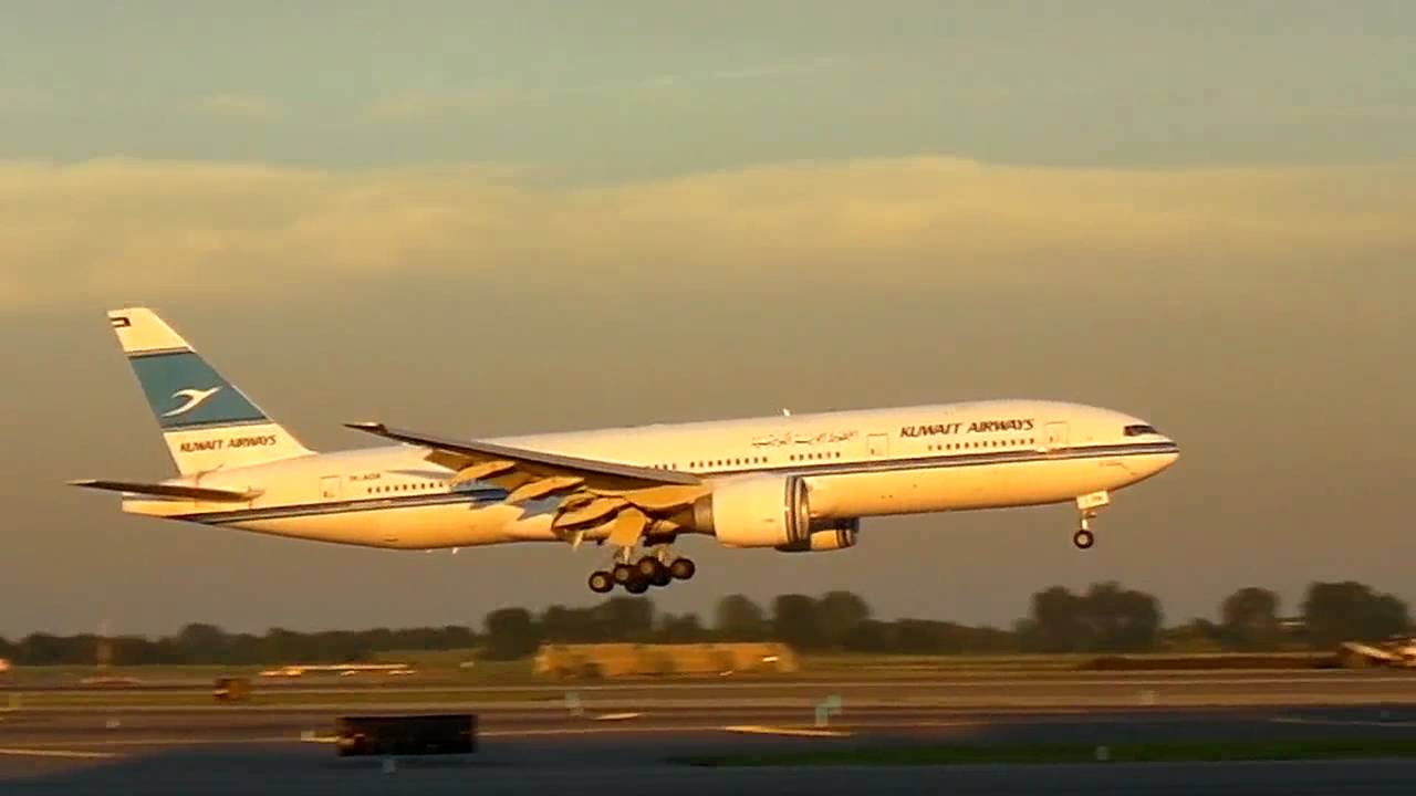 Kuwait Airways Boeing 777 landing at JFK by jonfromqueens YouTube