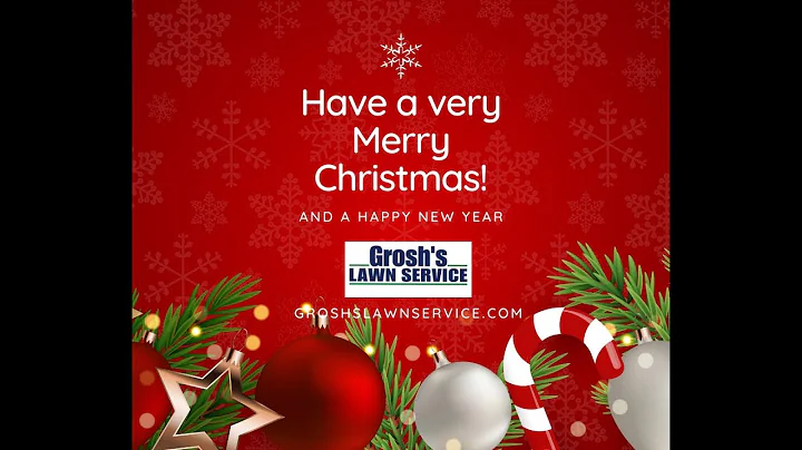 Merry Christmas Grosh's Lawn Service Landscape
