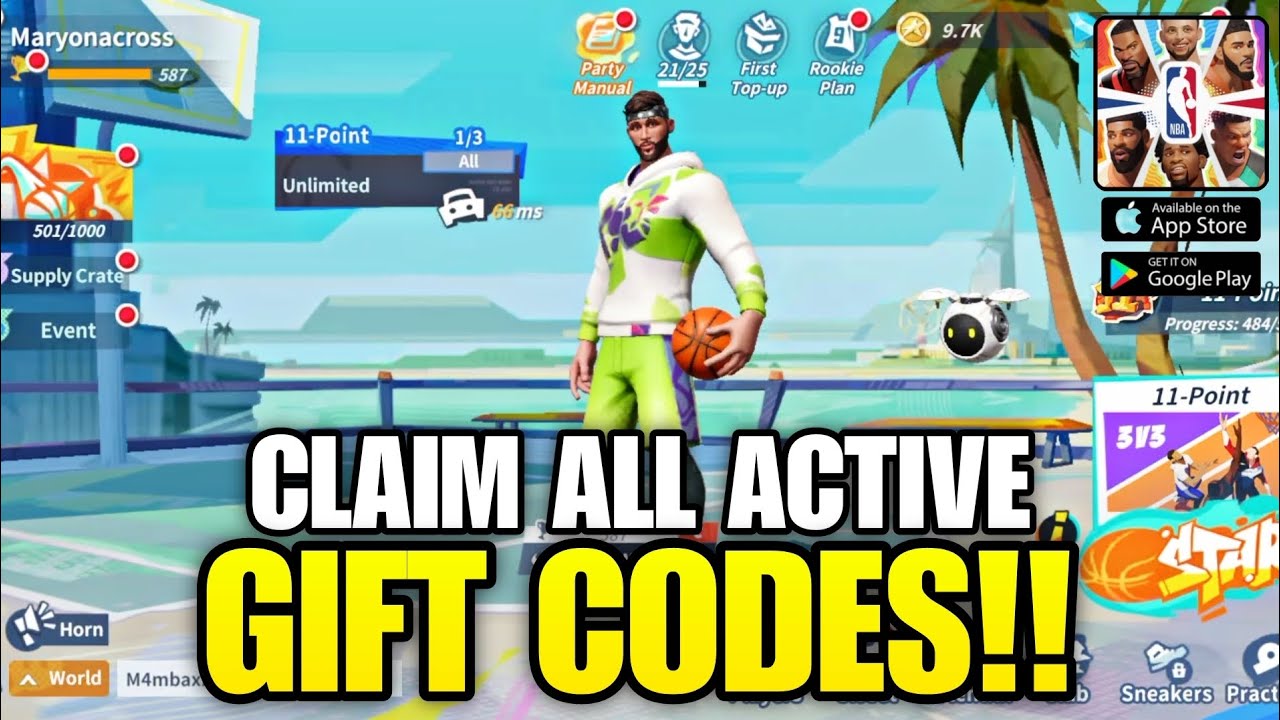 Dunk City Dynasty ALL ACTIVE GIFT CODES Global!! (MAY 2025) - YouTube