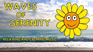 WAVES OF SERENITY - Drift to sleep with soothing waves and ambient music. Perfect sleeping sounds.