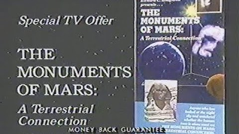 The Monuments of Mars: A Terrestrial Connection Commercial and a Few Sci-Fi Channel Commercials