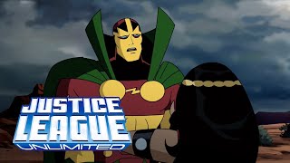 Mr  Miracle escapes from his own death trap | Justice League Unlimited