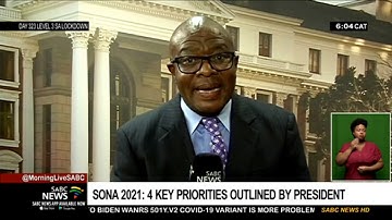 SONA 2021: 4 Key priorities outlined by President Ramaphosa