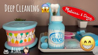ASMR | Dental Deep cleaning | Melissa and Doug Super Smile Dentist Kit