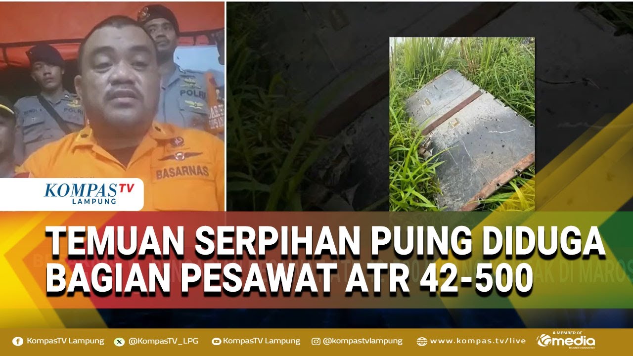 Temuan Puing Diduga Bagian Pesawat ATR 42-500, Basarnas Beri Penjelasan