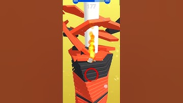 NEW LEVEL OF STACK BALL 🏀 3D GAME #shorts #stackball