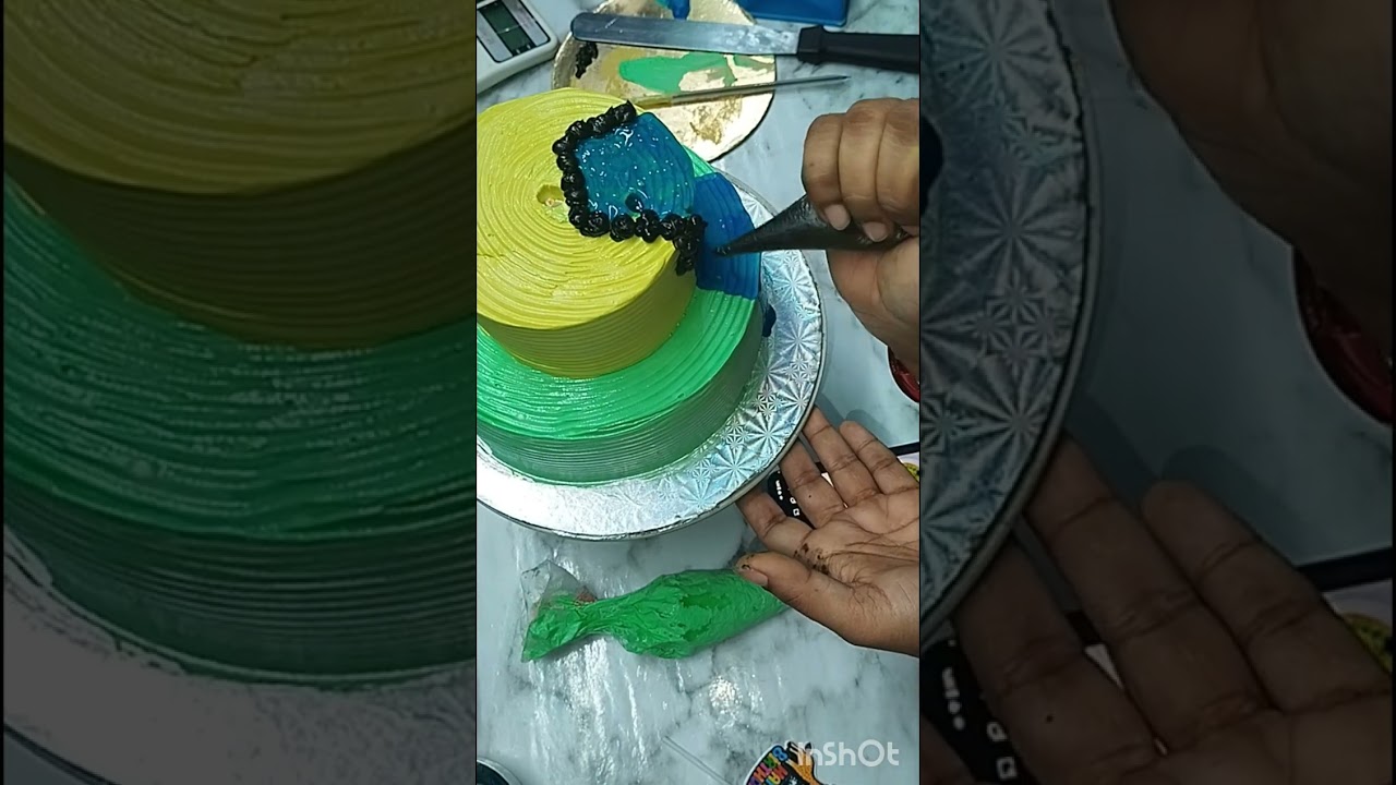 Beautiful Double story cake 