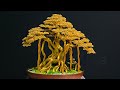 Cách làm cây bonsai handmade! Cách xây tán cây chia nhánh sao cho đep!