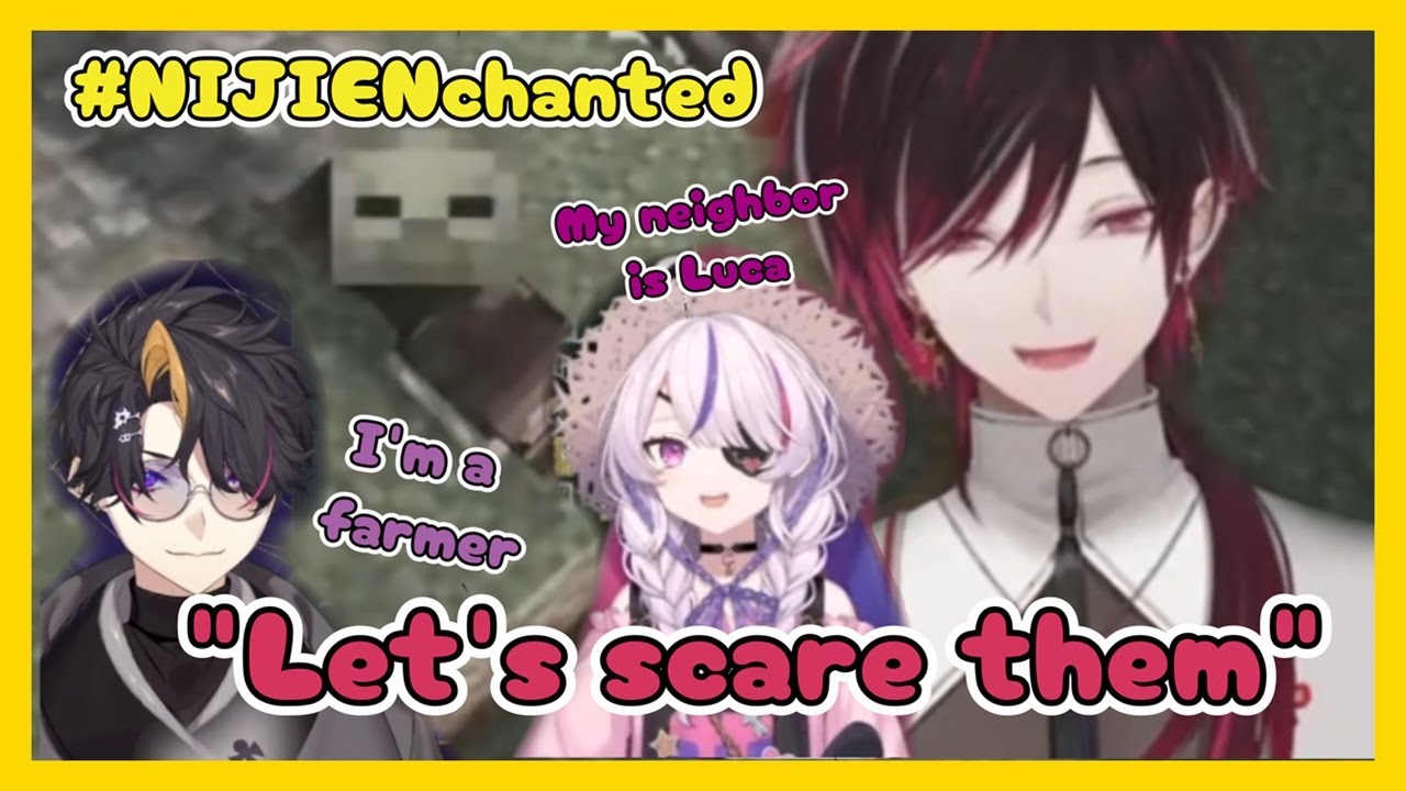 [#NIJIENchanted] Zombie Ver Tried to Scare Farmer Shu and Maririn but Failed