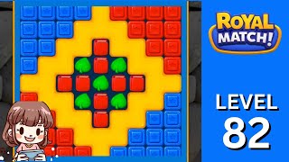 Royal Match Level 82 Walkthrough Solution (No Boosters) 👑⚜️