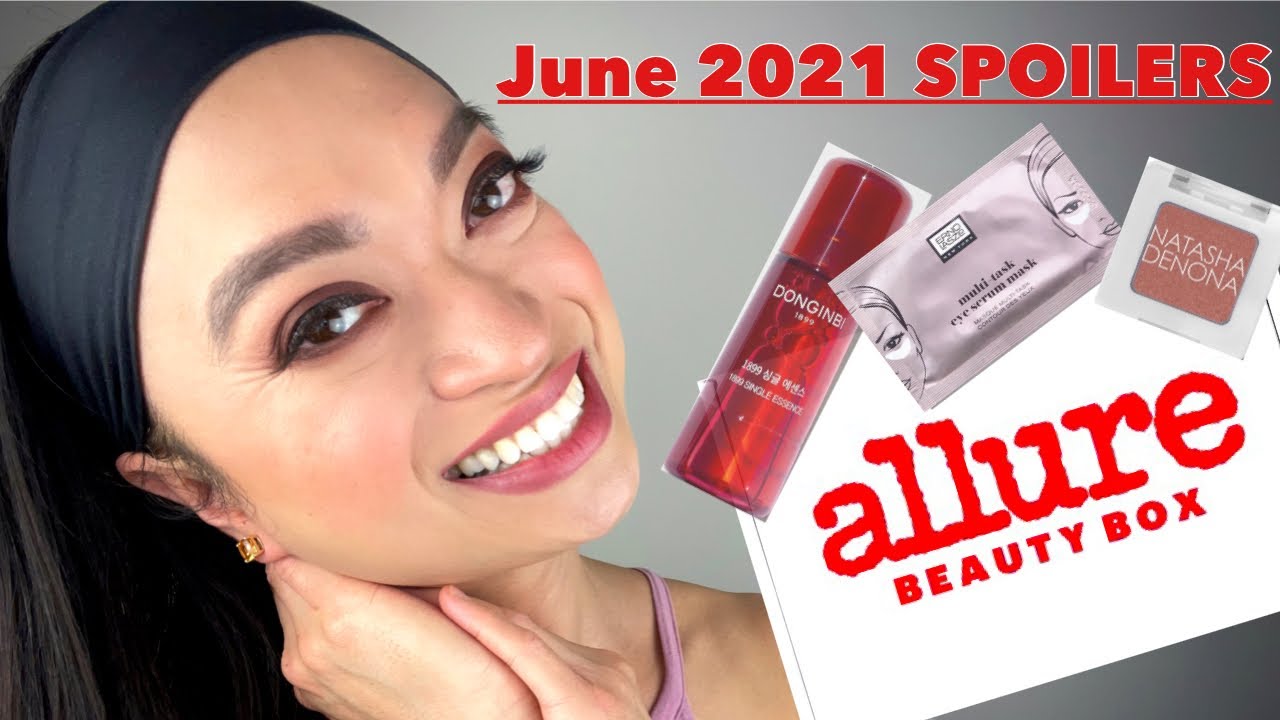 ALLURE BEAUTY BOX JUNE 2021 SPOILERS