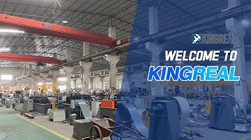 【2023 New】KINGREAL Roll Forming Machine Factory, Open Cell Ceiling Machine, Vietnam Customer Visit