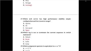 COPA CBT NIMI Question Bank - Module 11 : Introduction to JavaScript