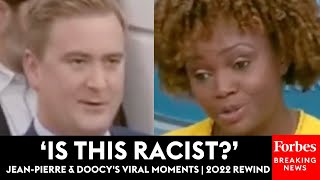 'Is This Racist?': Karine Jean-Pierre Vs. Peter Doocy— Best Moments Of The Past Year | 2022 Rewind