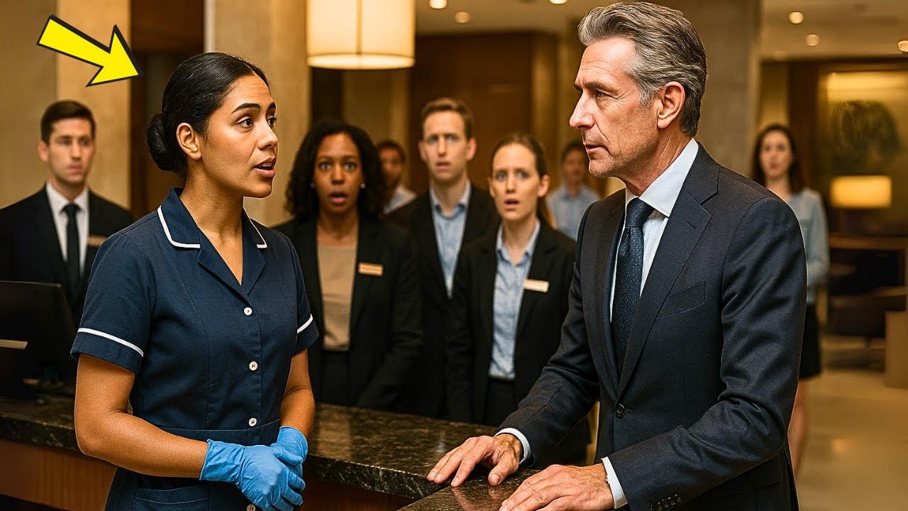 NA RECEPÇÃO, TODOS ESTAVAM PERDIDOS… ATÉ QUE A FAXINEIRA OFERECEU CHÁ EM ALEMÃO AO MILIONÁRIO