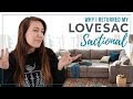 Lovesac review  is lovesac sactional worth it  why im returning my sactional sofa