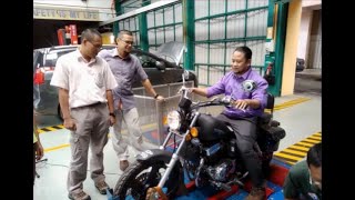 FYP chassis dynamometer for motorcycles - UniKL MFI