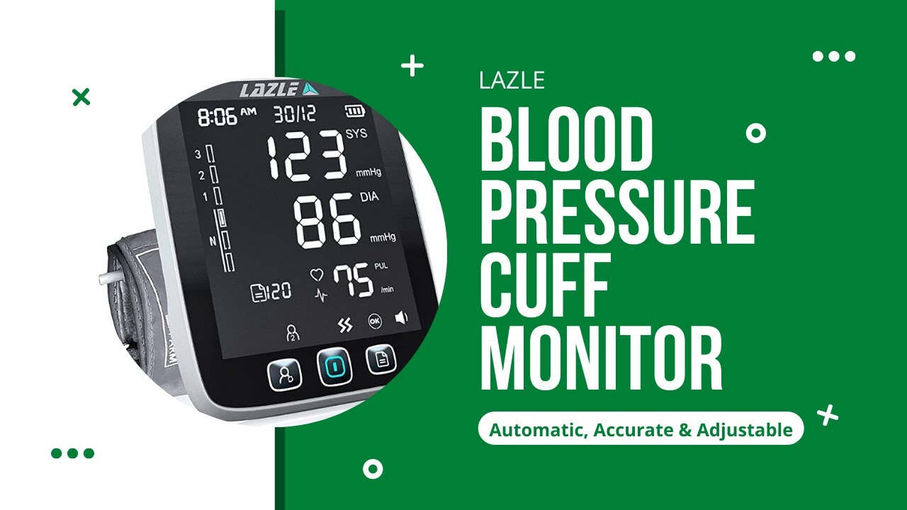 Demo and How to Use Lazle Blood Pressure Monitor! 