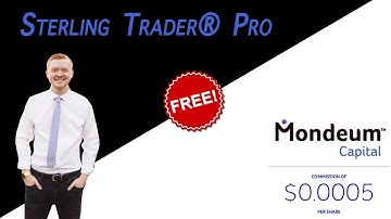 Get Sterling Trader ® Pro FREE for 3 Months! New Broker! Mondeum