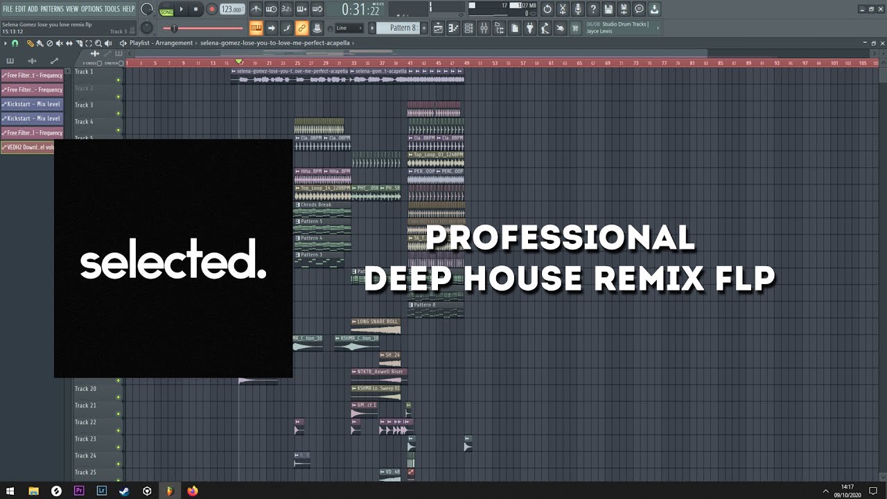 Professional Deep House Remix Piano House FLP (Eden Prince, MK, Sam Feldt Style)