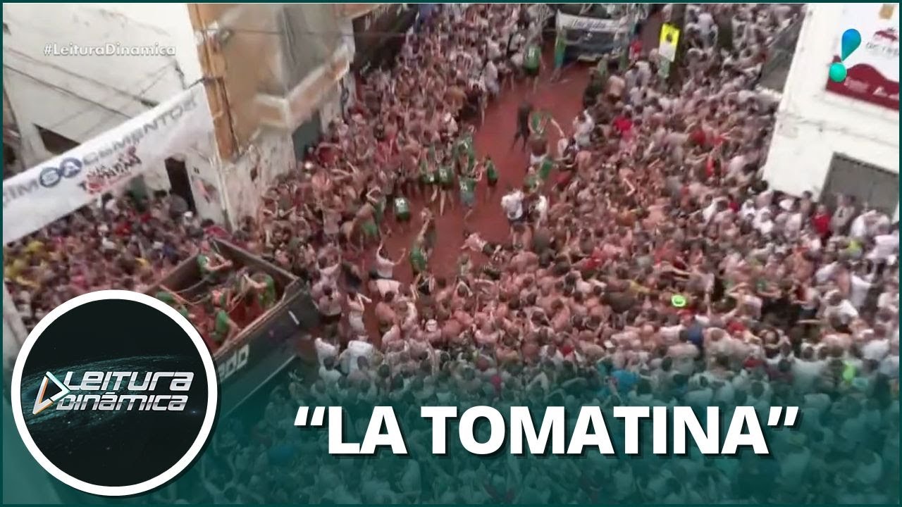 Guerra de tomates na Espanha faz sucesso com turistas