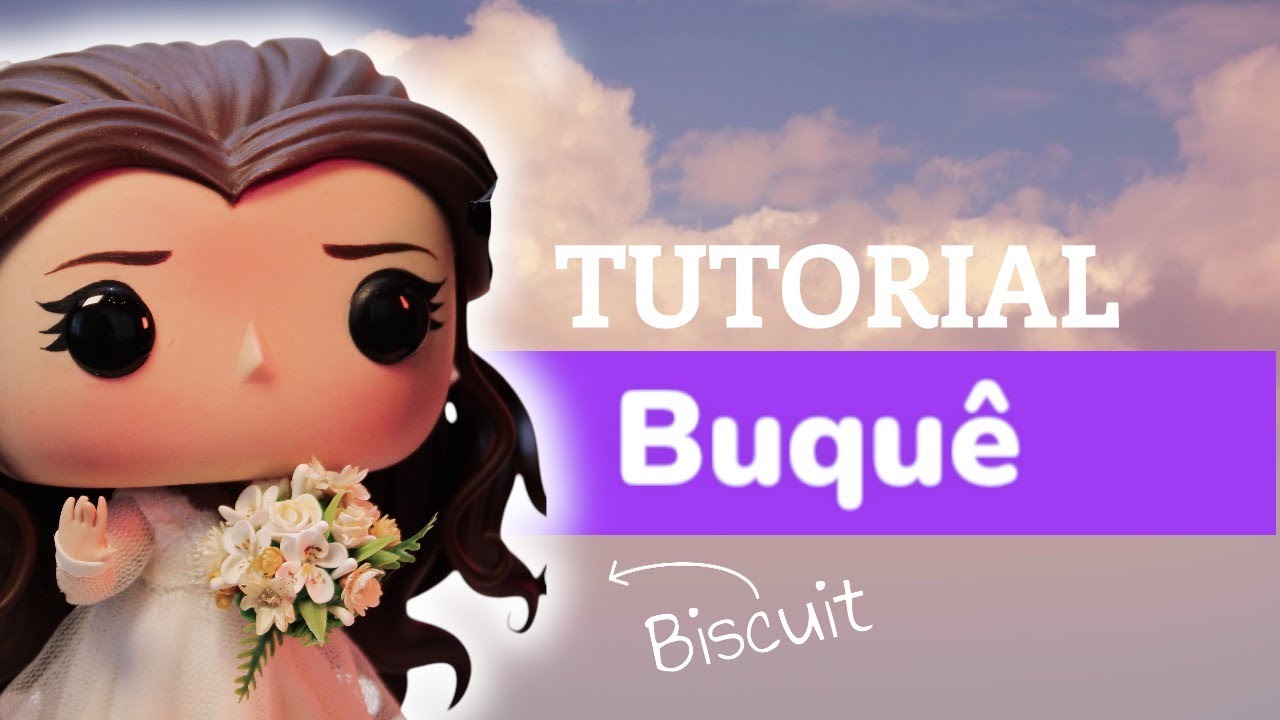 Fazendo um BUQUÊ de CASAMENTO em BISCUIT