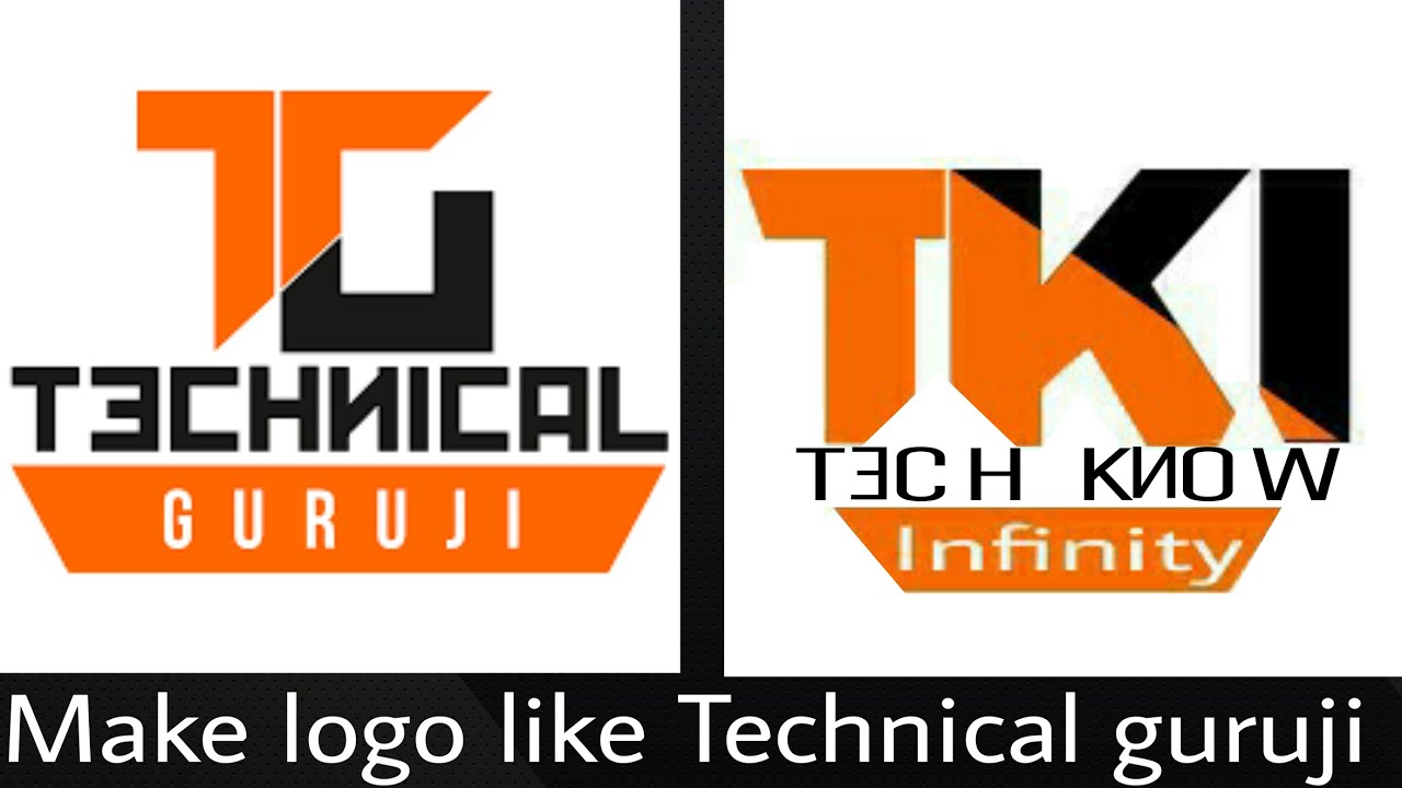 Make logo like technical Guruji in android using PicsArt || Hindi / urdu