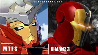 Marvel Tokon Fighting Souls vs Ultimate Marvel vs Capcom 3 comparison